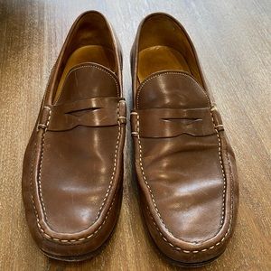 Peter Millar driving shoe loafer  sz 11.5. Brown very nice